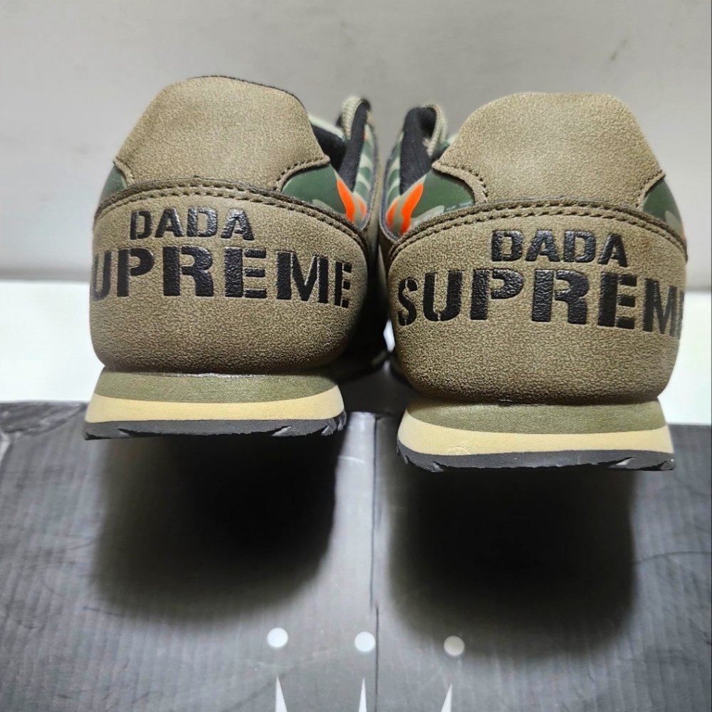 DaDa Supreme Men's Camo/Olive Fashion Sneakers.